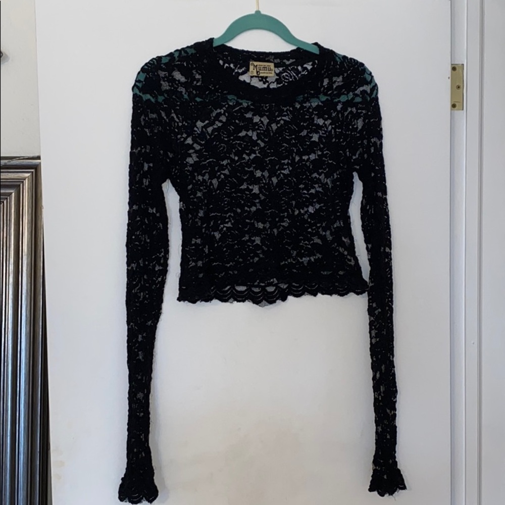Show Me Your Mumu Cher Lace Crop Top Lancey Lace